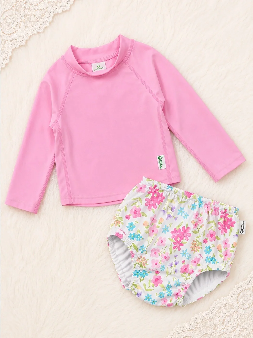 Green Sprouts Baby Swimsuit Set